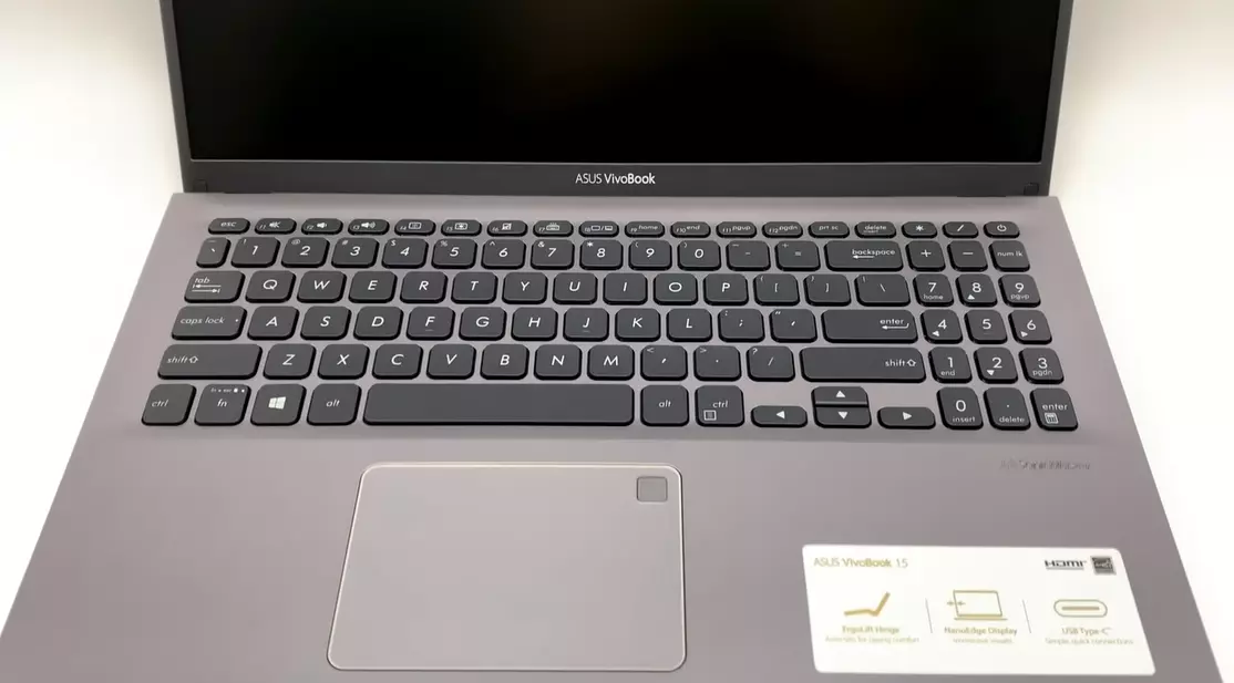 ASUS VivoBook F512 Keyboard & touchpad