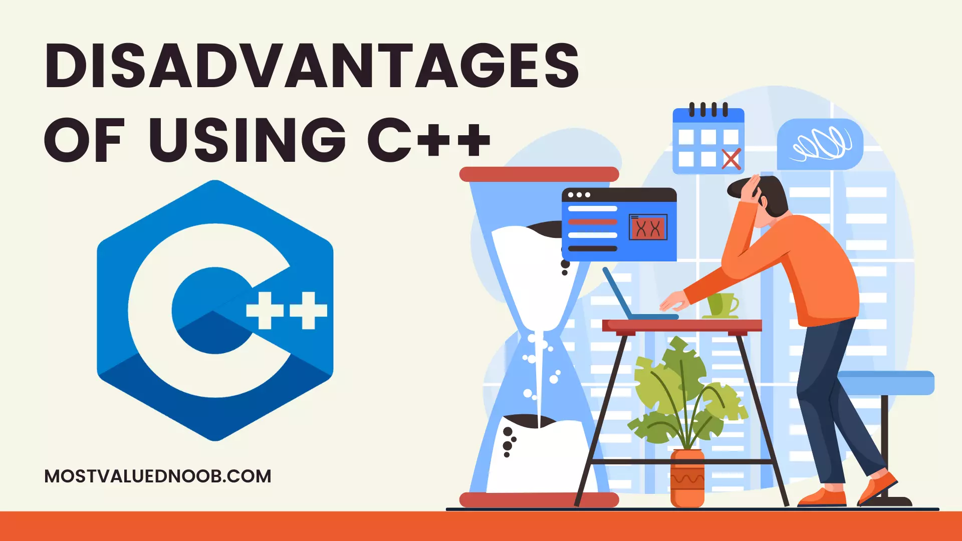 Disadvantages of using C++