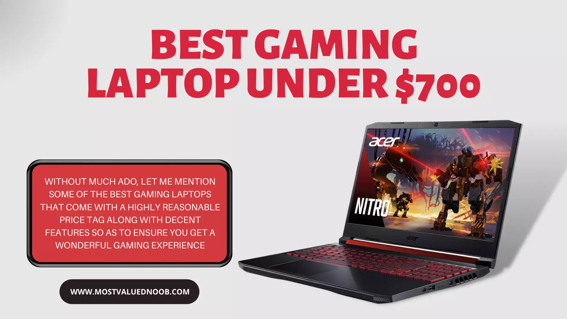 Best Gaming Laptop Under 700