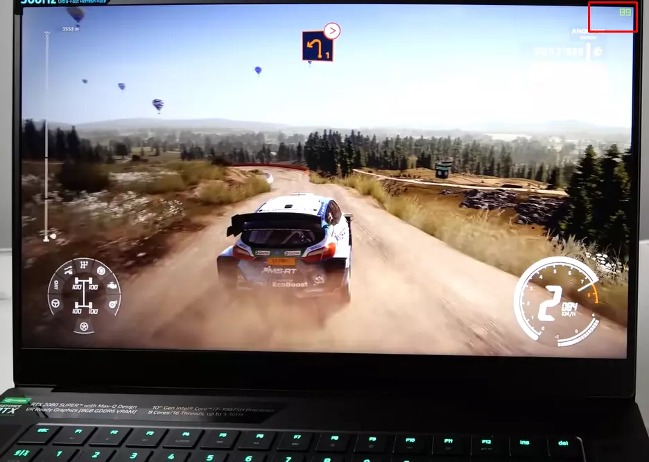 Razer Blade 15 Advanced Gaming Laptop WRC 9 FPS