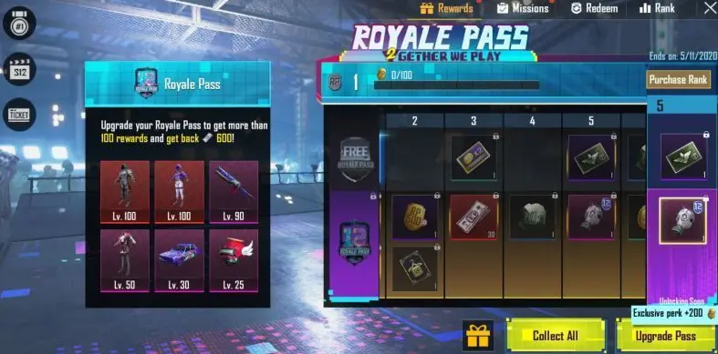 Buying the Royal Pass PUBG Mobile