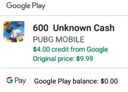 Purchasing UCs through Google Play Store