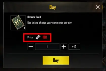 Purchasing a Rename Card with UCs