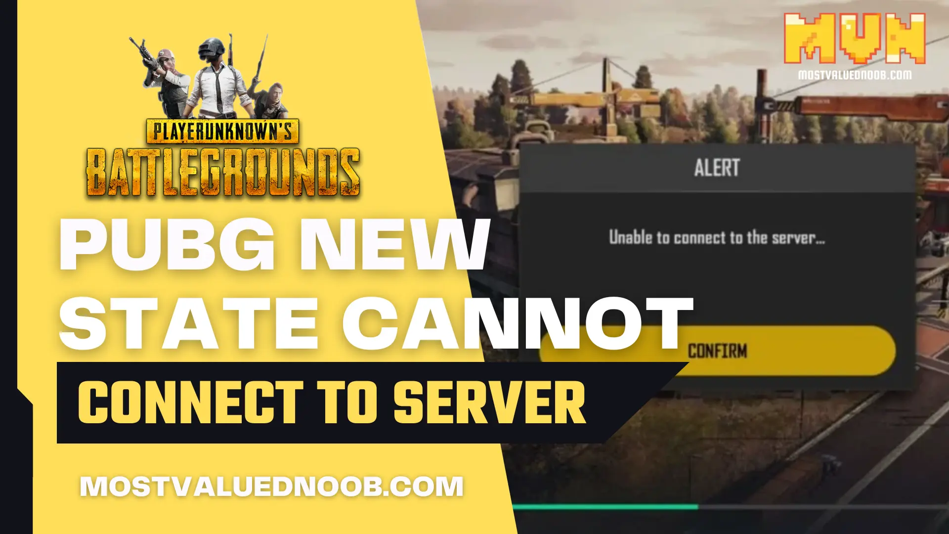 Pubg New State Cannot Connect to Server