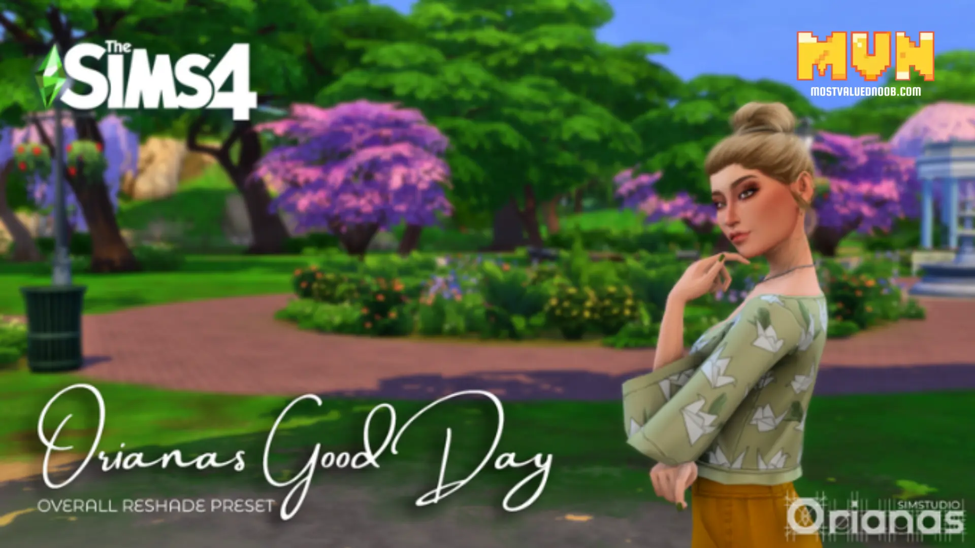 Good Day Sims 4 Reshade Preset by Orianas SimStudio