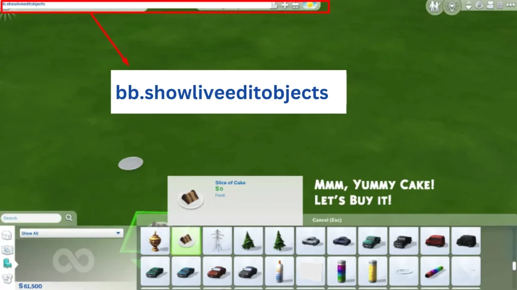 Live Edit Objects Cheat Build Mode Sims 4