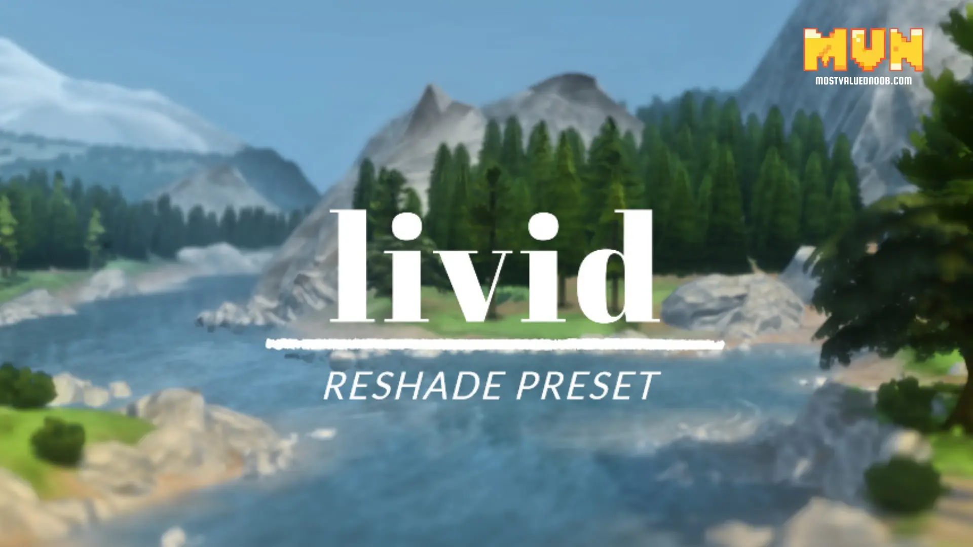 Livid Sims 4 Reshade Preset by Charly Pancakes