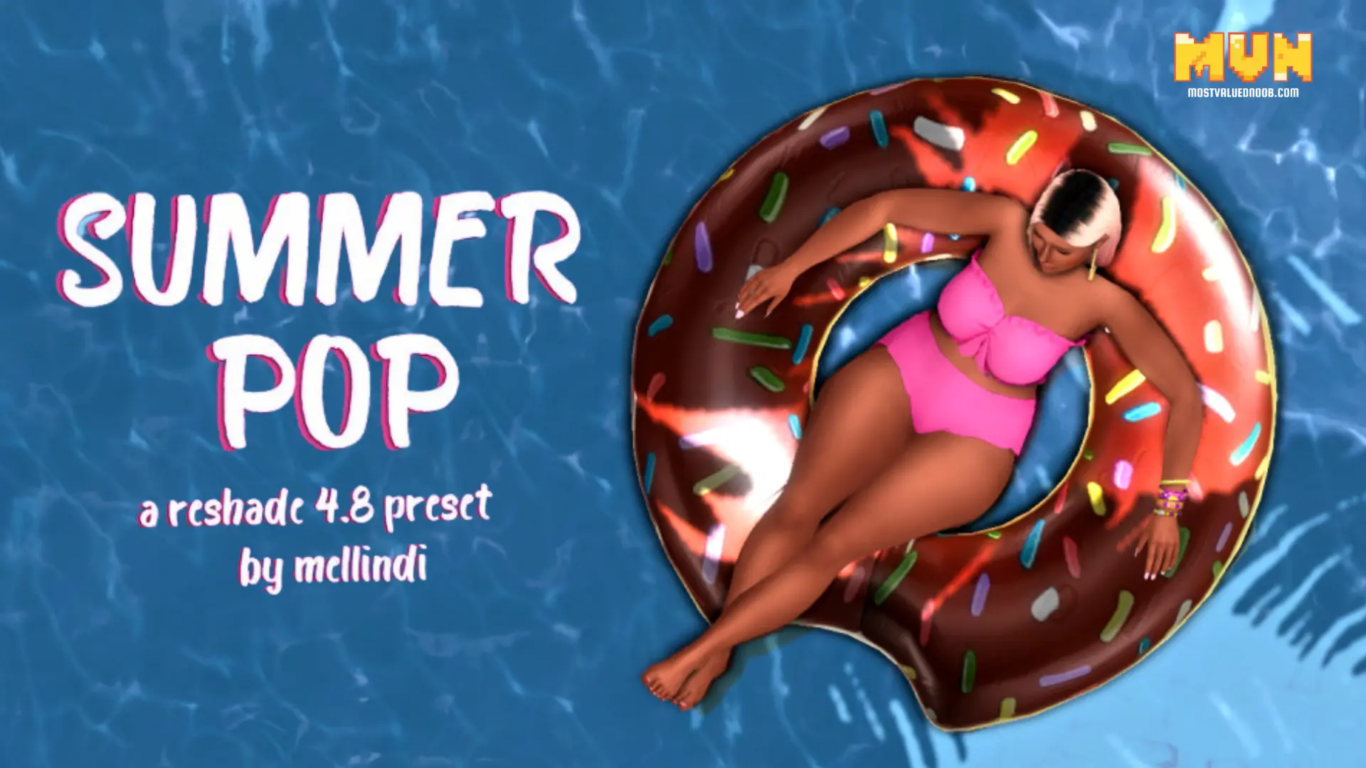 Summer Pop Sims 4 Reshade Preset by mellindi
