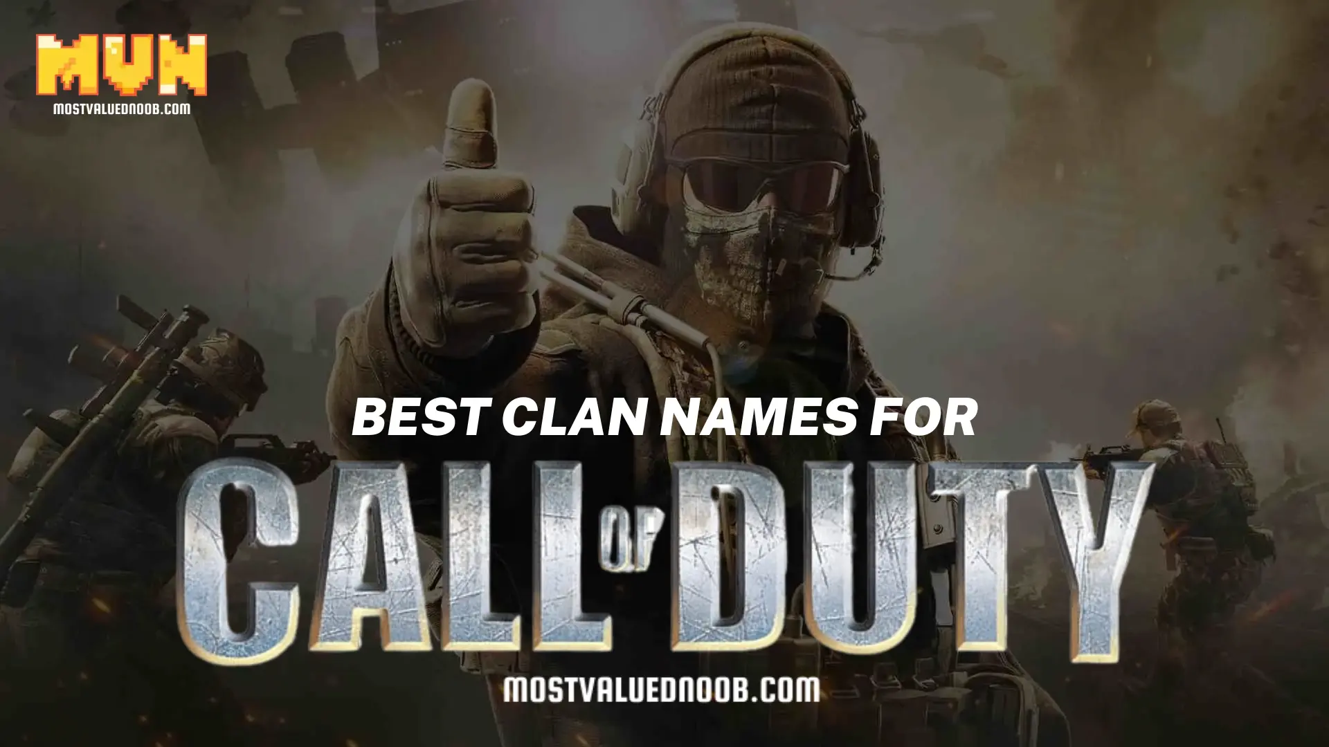 Best Clan Names For COD