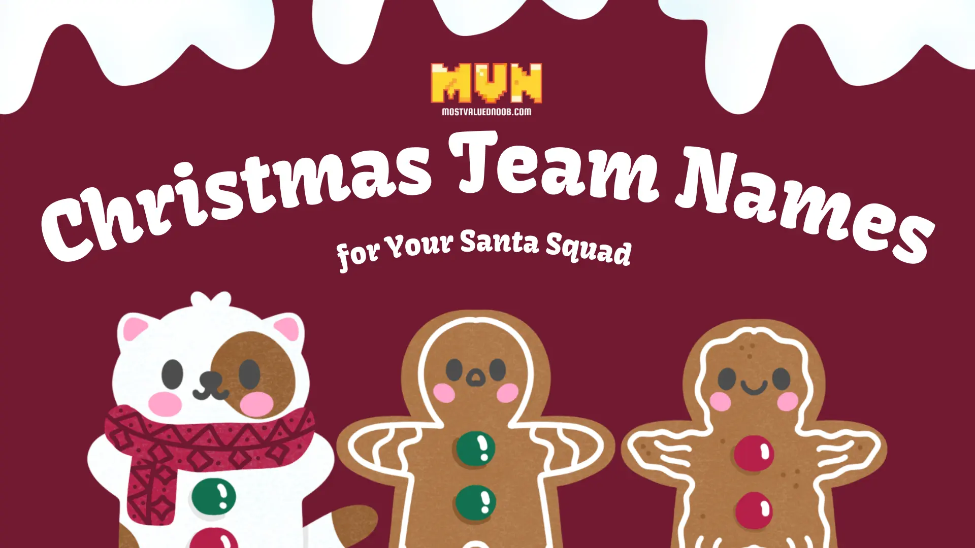 Christmas Team Names